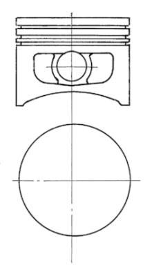 Поршень KOLBENSCHMIDT 92054710 для FORD KA