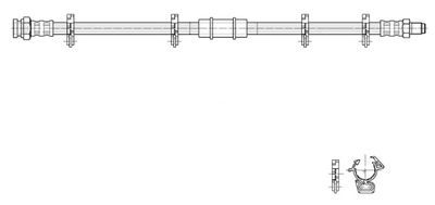 Тормозной шланг CEF 516978 для FIAT 131