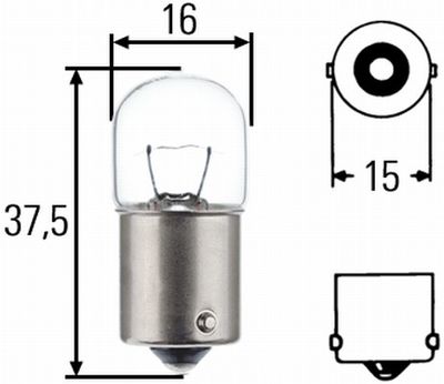 Bulb, direction indicator 8GA 002 071-353