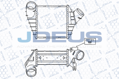 Интеркулер JDEUS 830M50A для VW NEW