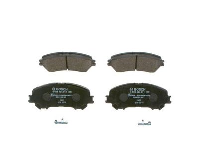 Комплект тормозных колодок, дисковый тормоз BOSCH 0 986 424 011 для RENAULT KADJAR