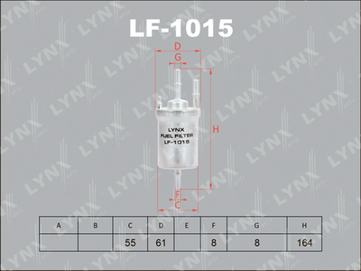 LYNXauto LF-1015 Паливний фільтр 