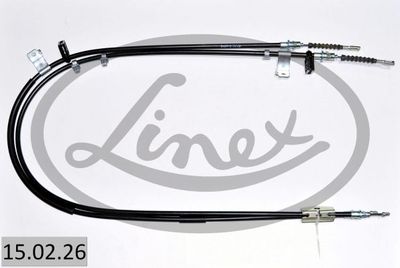 Тросик, cтояночный тормоз LINEX 15.02.26 для FORD FIESTA