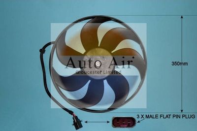 Electric Motor, radiator fan Auto Air Gloucester 05-1002