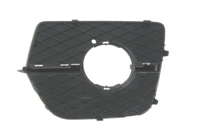 Voorbumper afdekking Voor Rechts (met mistlampgaten, plastic, zwart) past: BMW X6 E71, E72 06.07-09.10