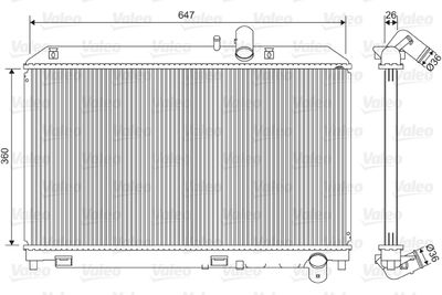 VALEO 701561 Крышка радиатора  для MAZDA RX-8 (Мазда Рx-8)