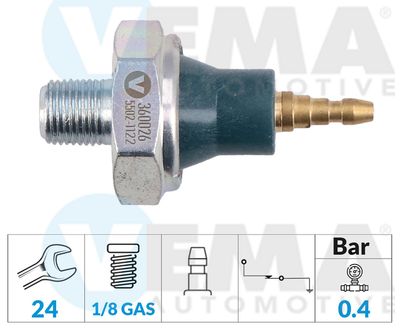 Włącznik ciśnieniowy oleju VEMA 360026