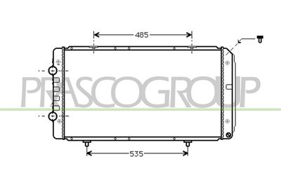 RADIATOR RACIRE MOTOR PRASCO CI952R001