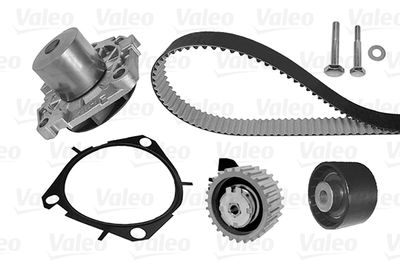 Водяной насос + комплект зубчатого ремня VALEO 614589 для FIAT 500L