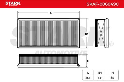 въздушен филтър STARK SKAF-0060490