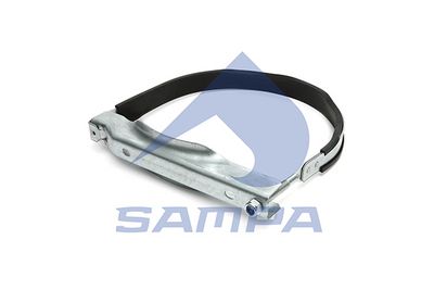 Cinta de sujeción, depósito de aire comprimido