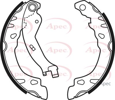 Brake Shoe Set APEC SHU689