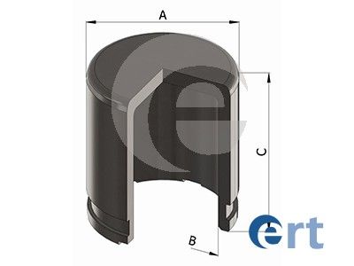 Поршень, корпус скобы тормоза ERT 151685-C для NISSAN VANETTE
