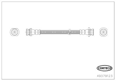 Тормозной шланг CORTECO 49379123 для SUZUKI ALTO