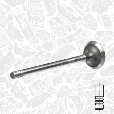 Uitlaatklep - VE0036 - ET ENGINETEAM