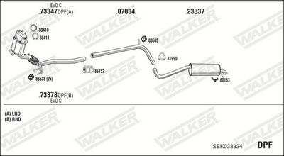 SISTEM DE ESAPAMENT WALKER SEK033324