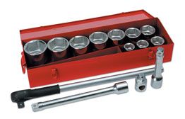 Laser Tools Socket Set 1"D 14pc