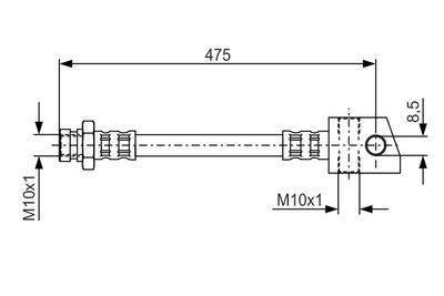 BOSCH Bremsschlauch