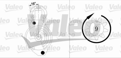 Стартер VALEO 436006 для PUCH G-MODELL