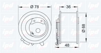 ROLA INTINZATOR CUREA DISTRIBUTIE IPD 141001 1