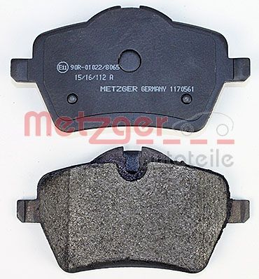 BREMSBELAGSATZ SCHEIBENBREMSE METZGER AUTOTEILE 1170561 2