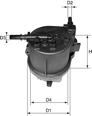 FILTRU COMBUSTIBIL DAVID VASCO C242 4