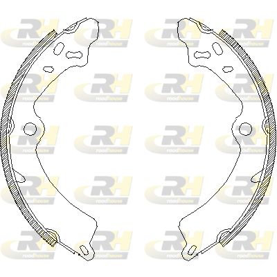 Комплект тормозных колодок ROADHOUSE 4349.00 для SUZUKI SJ413