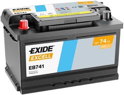 STARTERBATTERIE EXIDE EB741