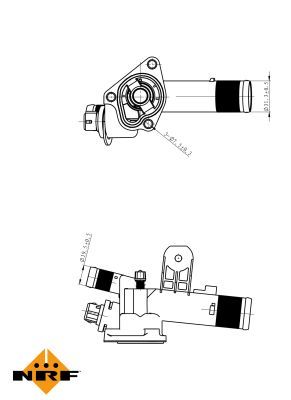 Thermostat, coolant 725056