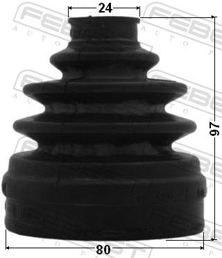 Bellow Kit, drive shaft 1215-IX35RH