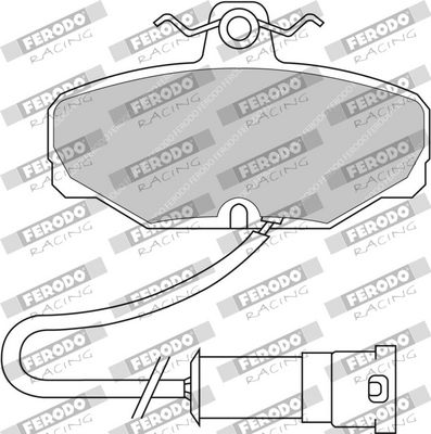 BREMSBELAGSATZ SCHEIBENBREMSE FERODO RACING FDS408 1