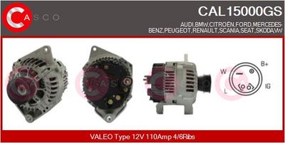 generátor CASCO CAL15000GS
