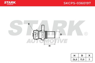 импулсен датчик, колянов вал STARK SKCPS-0360197