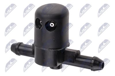 Plovimo skysčio purkštukas, priekinis langas