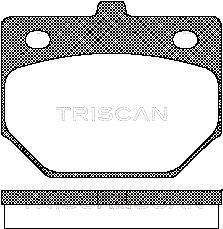Комплект тормозных колодок, дисковый тормоз TRISCAN 8110 41128 для TOYOTA 1000
