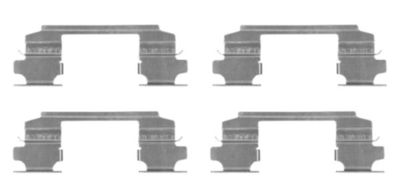 Комплектующие, колодки дискового тормоза HELLA 8DZ 355 203-731 для NISSAN X-TRAIL