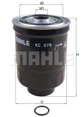 Топливный фильтр KNECHT KC 578D для HYUNDAI GRACE