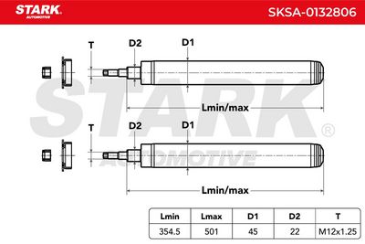 амортисьор STARK SKSA-0132806