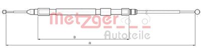 METZGER 10.4232 Трос ручного тормоза  для BMW 3 (Бмв 3)