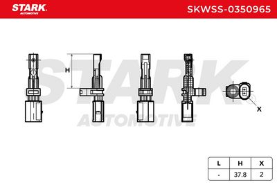 датчик, обороти на колелото STARK SKWSS-0350965