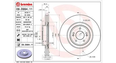 BREMSSCHEIBE MAGNETI MARELLI 360406174001