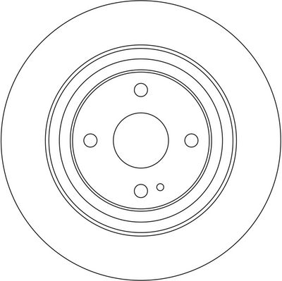 Brake disc Achter Links/Rechts past: MAZDA MX-5 II 1.6/1.8 05.98-10.05