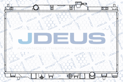 Радиатор, охлаждение двигателя JDEUS 013M30 для HONDA CR-V