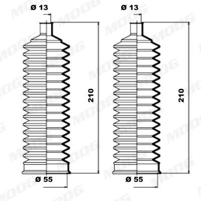 ANSAMBLU BURDUF DIRECTIE MOOG K150173 1