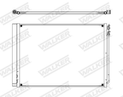 CONDENSATOR CLIMATIZARE WALKER WCD00189 7