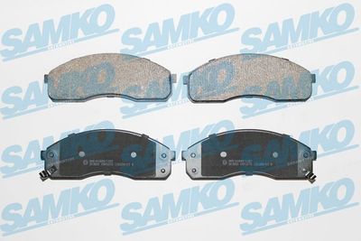 Комплект тормозных колодок, дисковый тормоз SAMKO 5SP1072 для KIA PREGIO