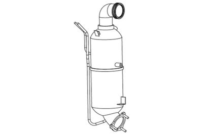 FILTRU FUNINGINE/PARTICULE SIST.DE ESAPAMENT WALKER 73411 1