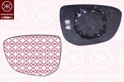 Зеркальное стекло, наружное зеркало KLOKKERHOLM 05481062 для CITROËN C-ELYSEE
