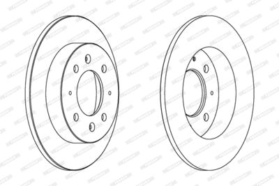 DISC FRANA FERODO DDF1541 1