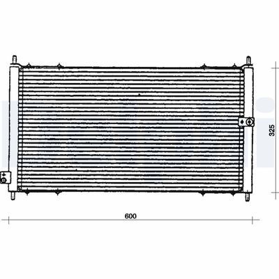 KONDENSATOR KLIMAANLAGE DELPHI TSP0225031